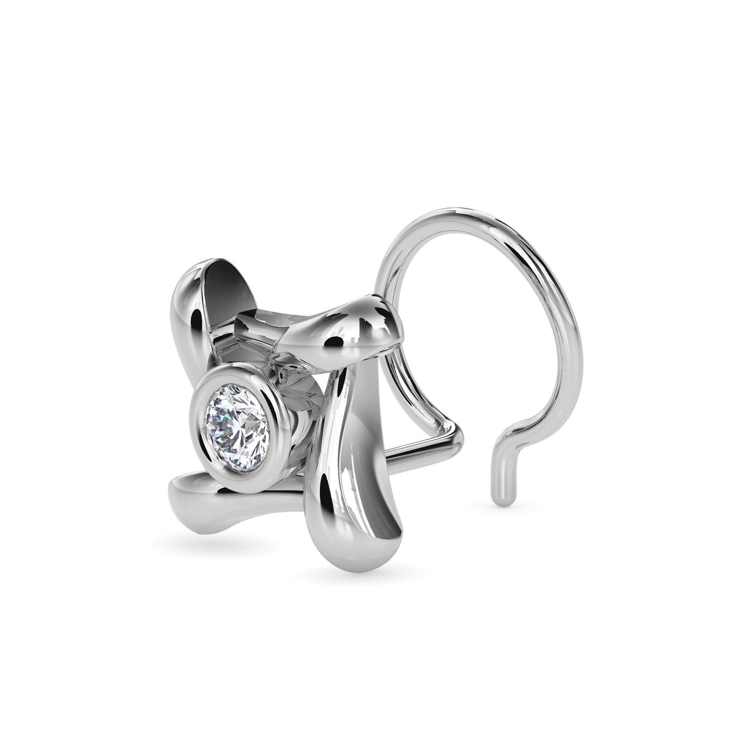 18k white gold image 2 - image 2