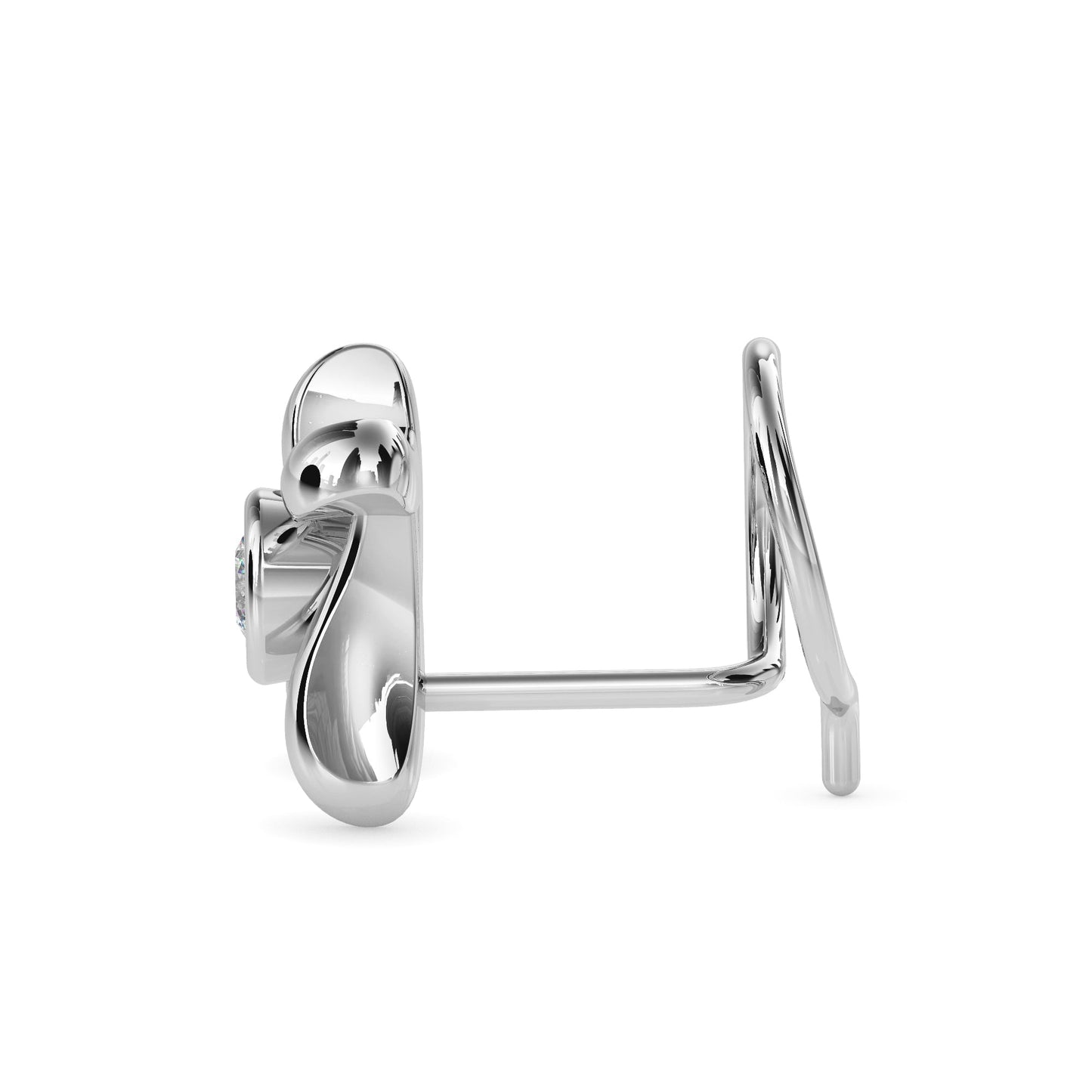 14k white gold image 3 - image 3