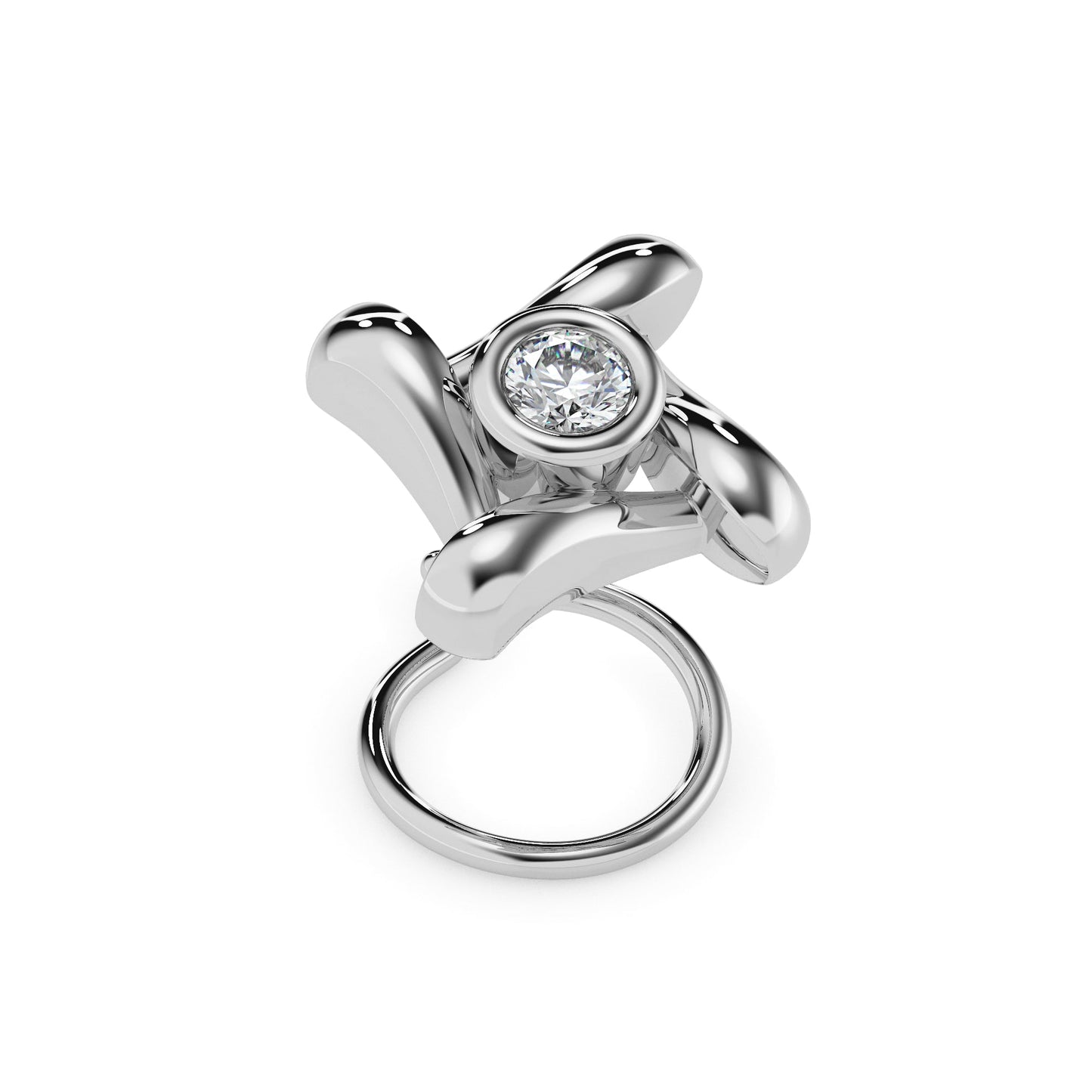 18k white gold image 4 - image 4