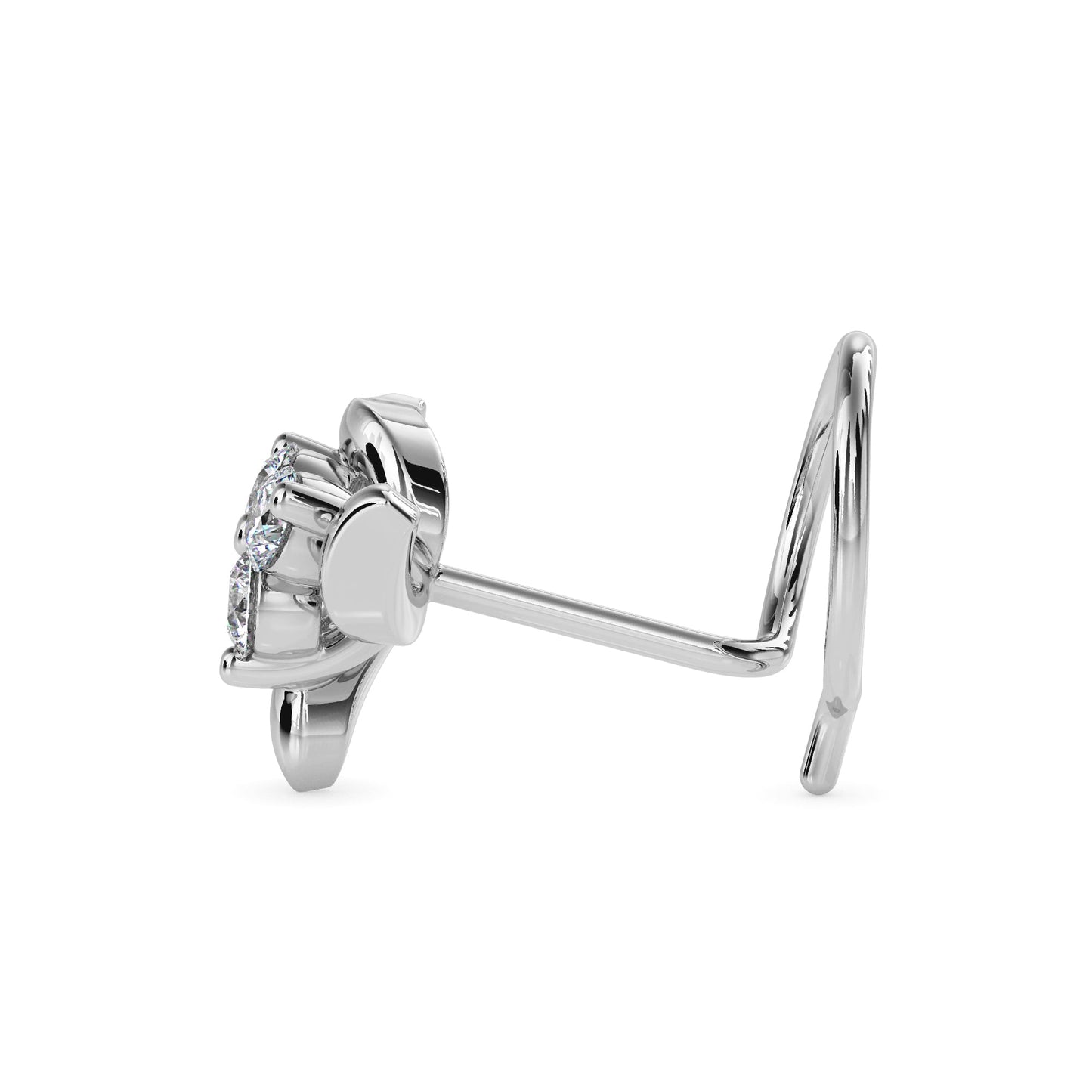 14k white gold image 3 - image 3