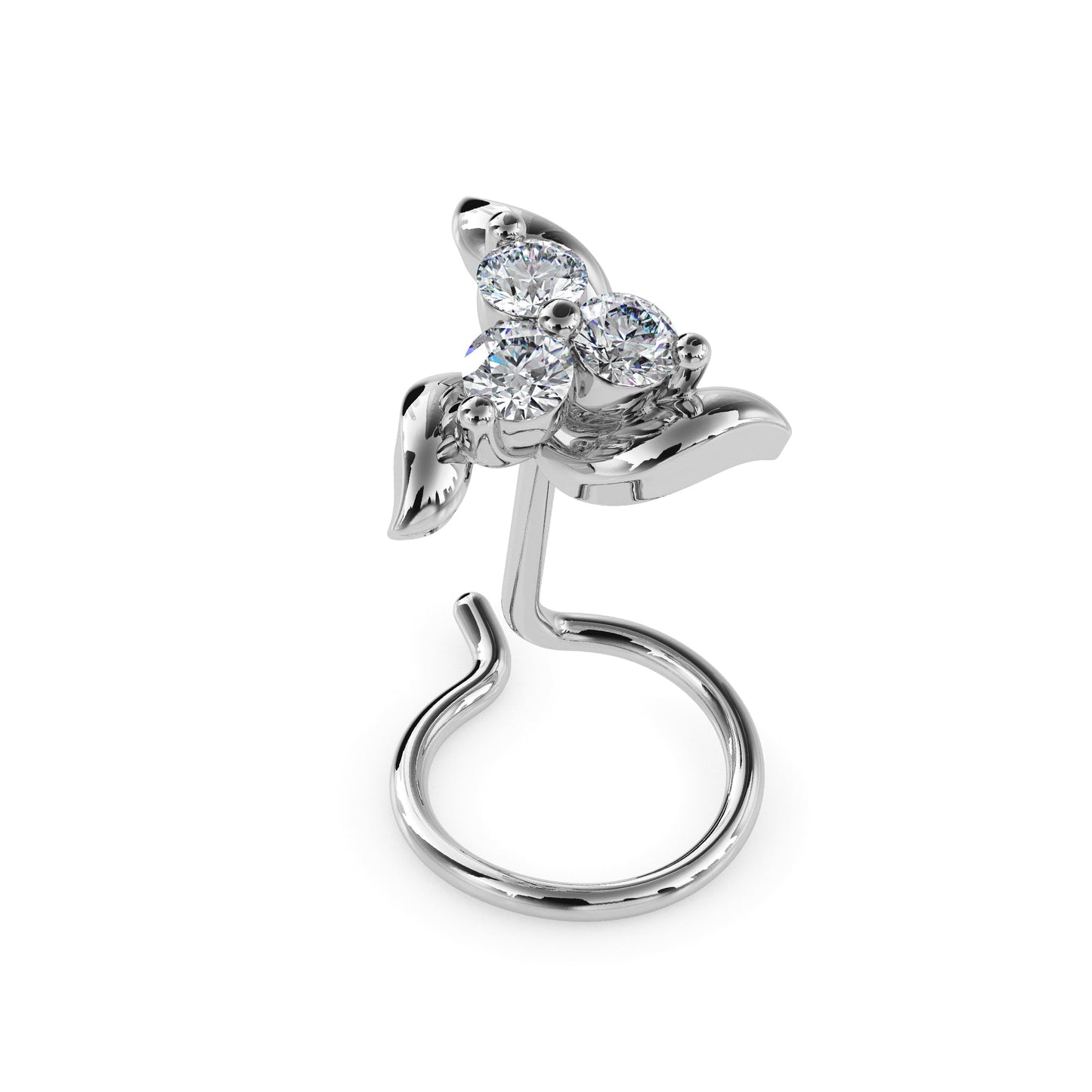 18k white gold image 4 - image 4