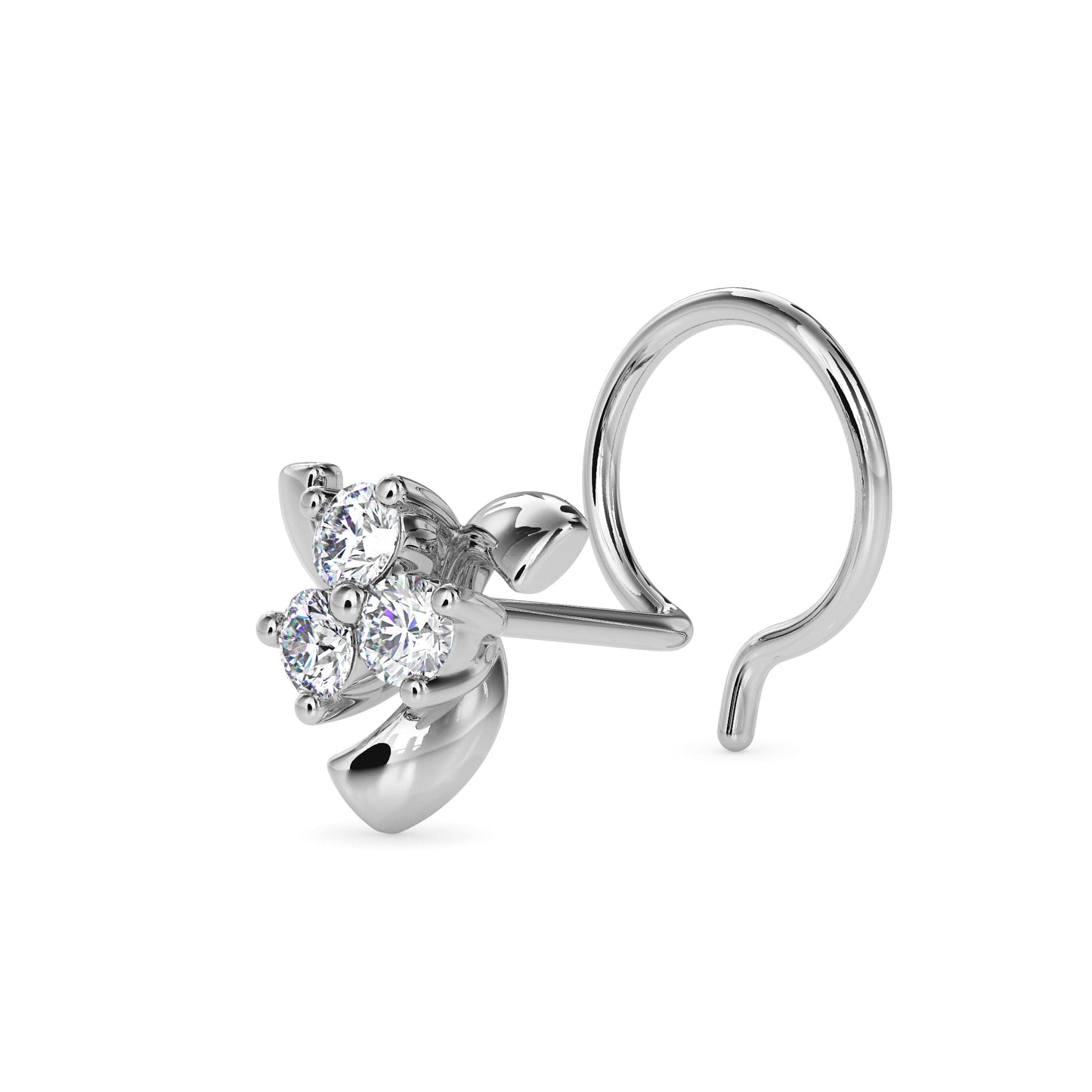 14k white gold image 2 - image 2