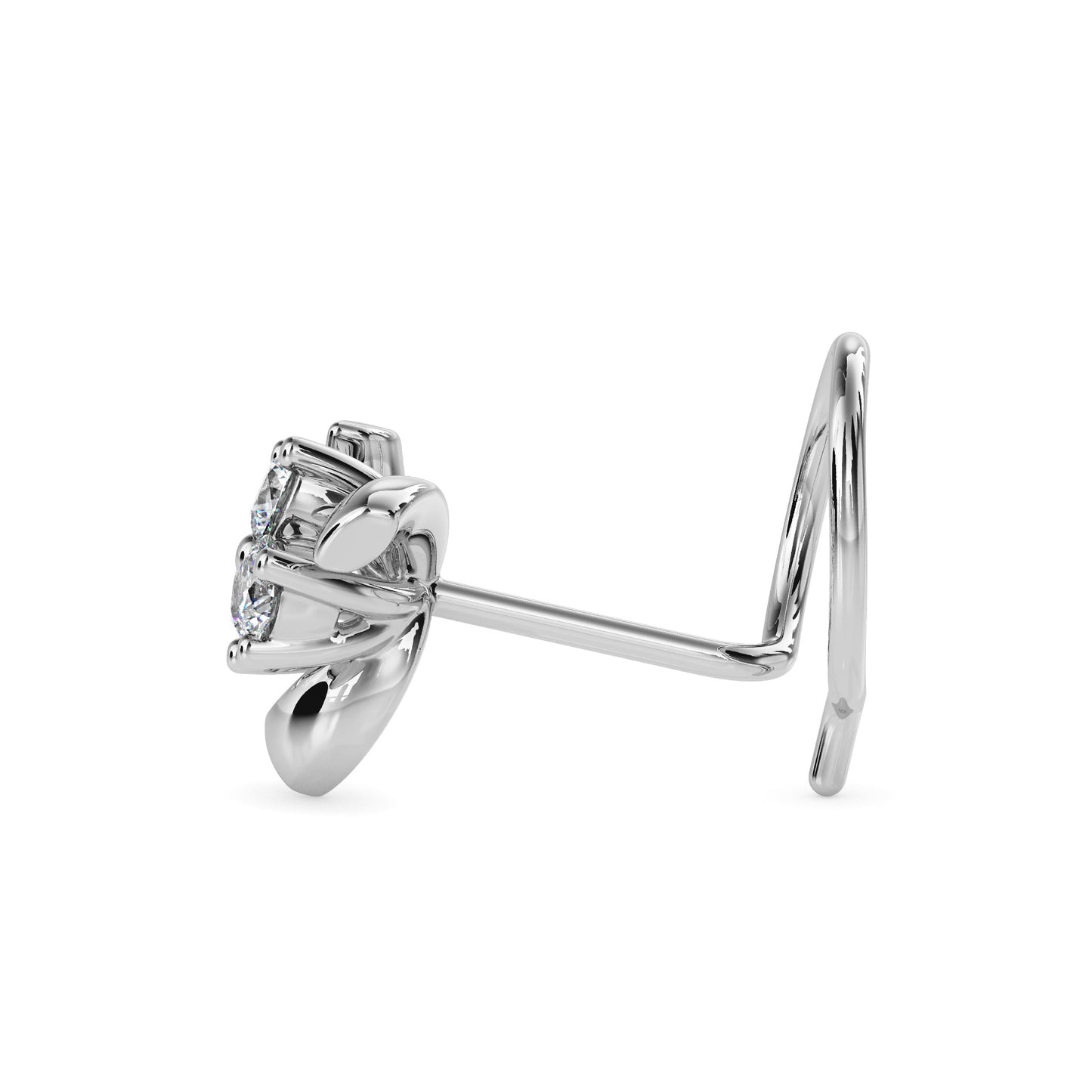 14k white gold image 3 - image 3