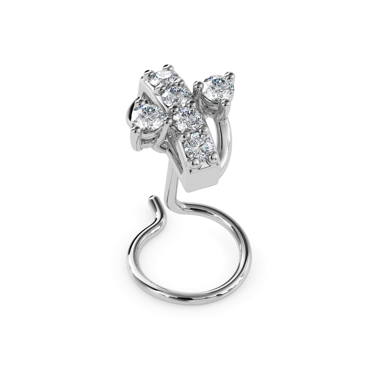 14k white gold image 4 - image 4