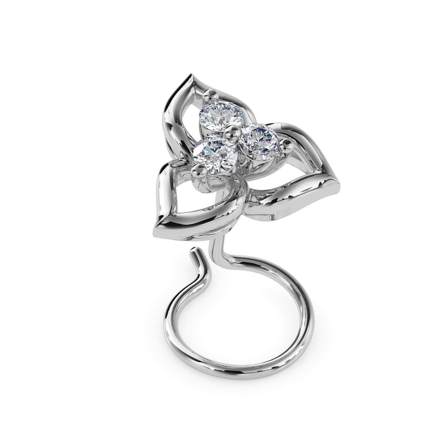 18k white gold image 4 - image 4