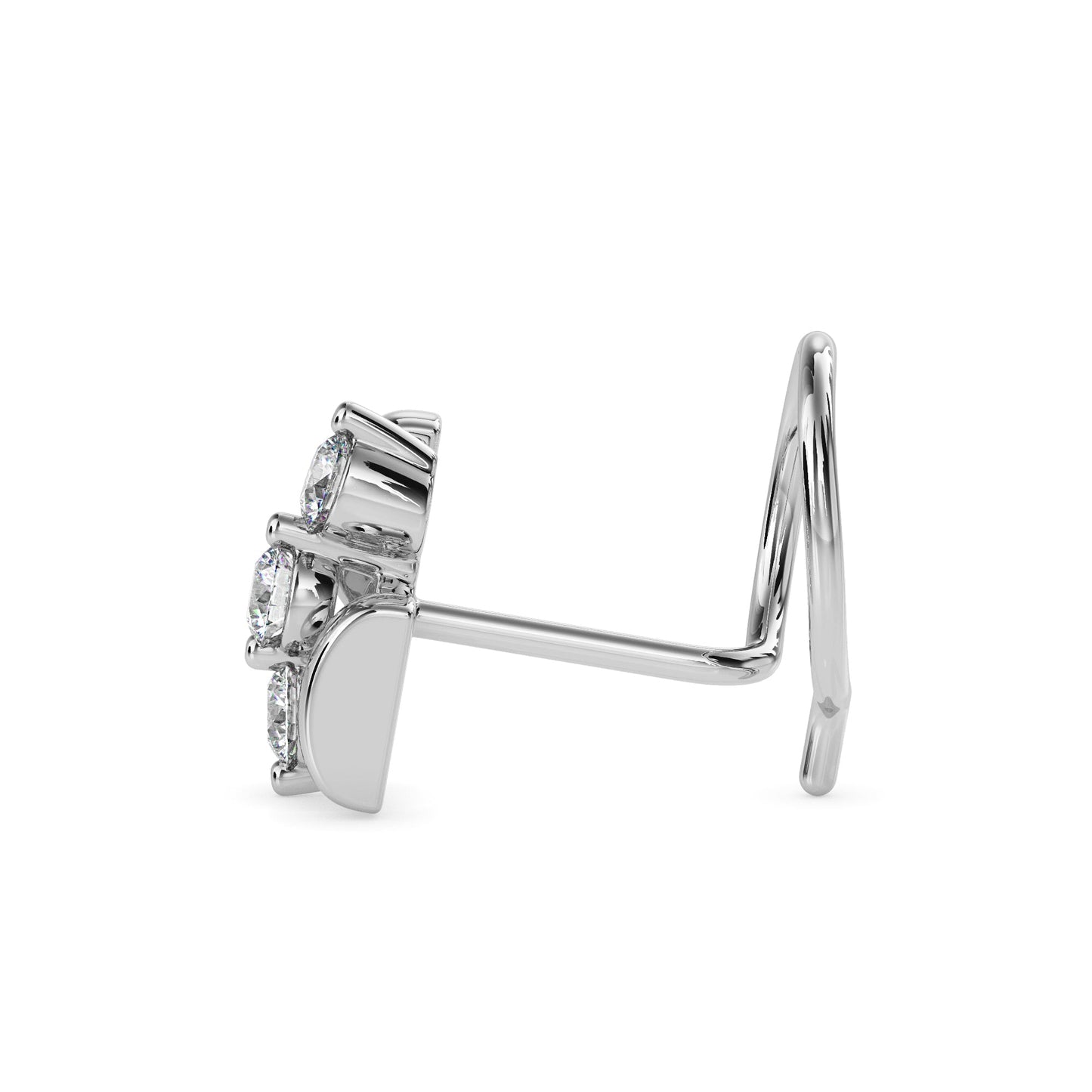 14k white gold image 3 - image 3