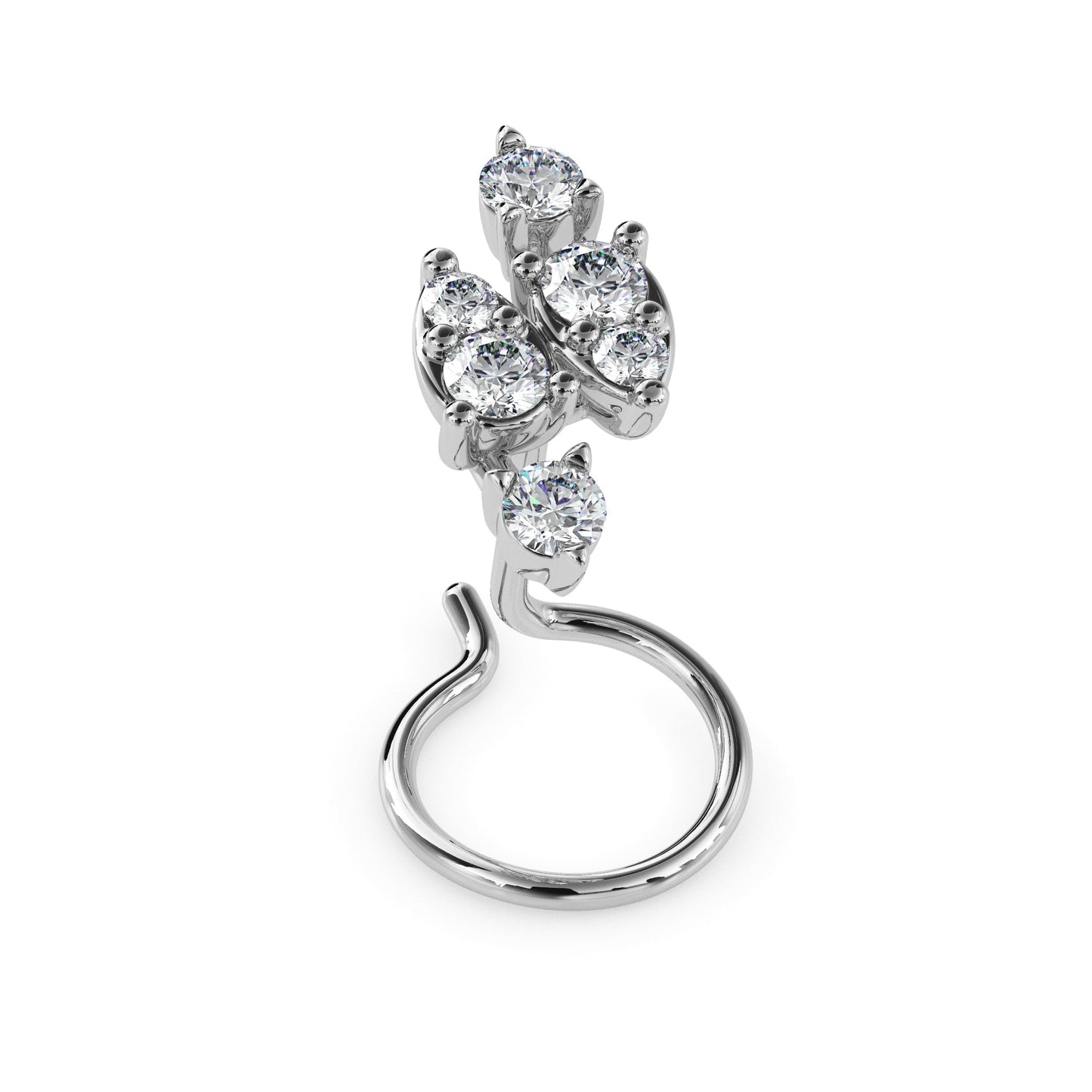 18k white gold image 4 - image 4