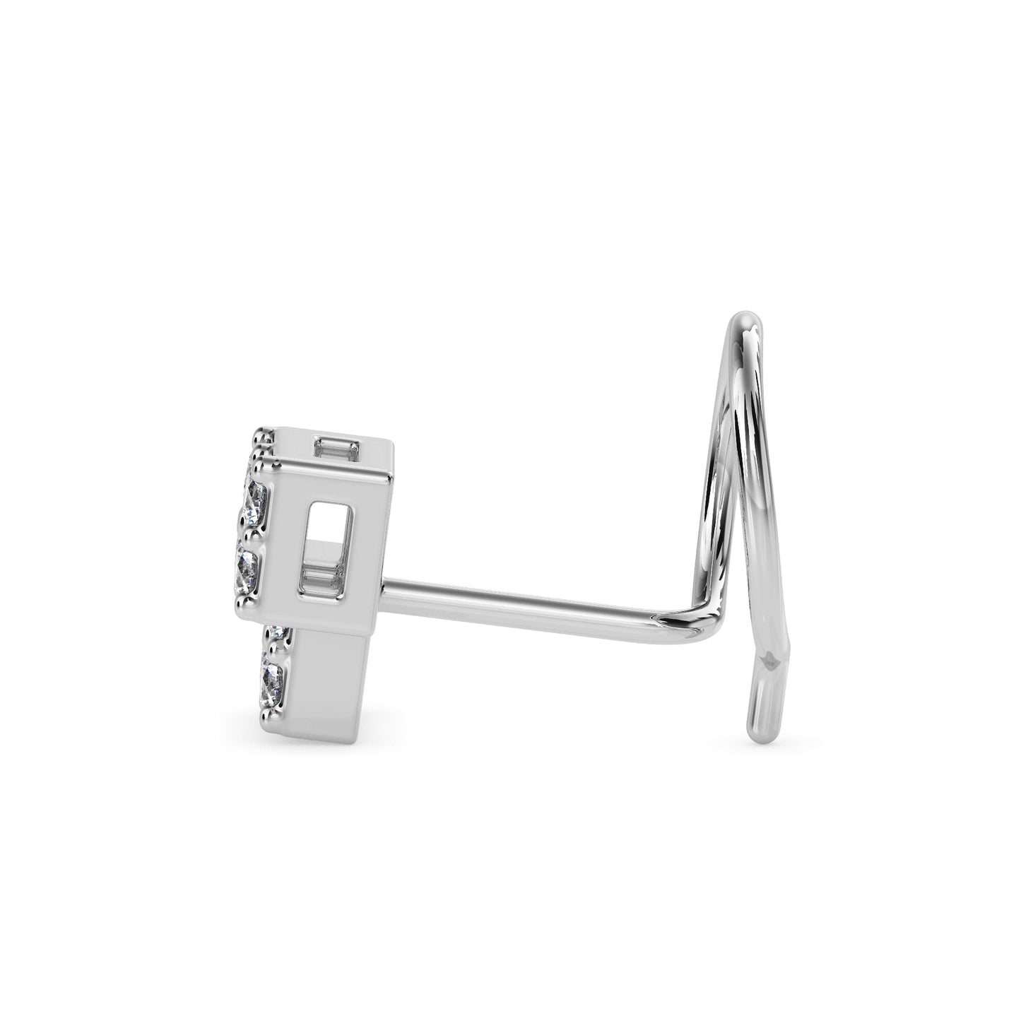 14k white gold image 3 - image 3