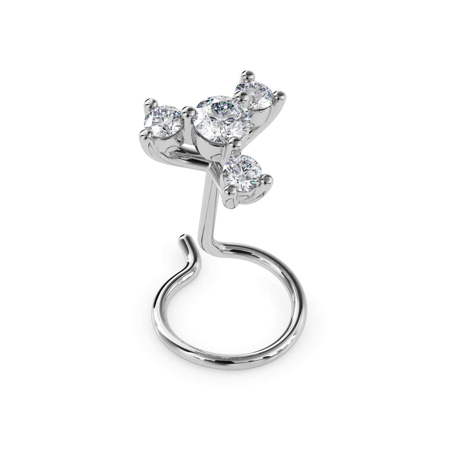 18k white gold image 4 - image 4