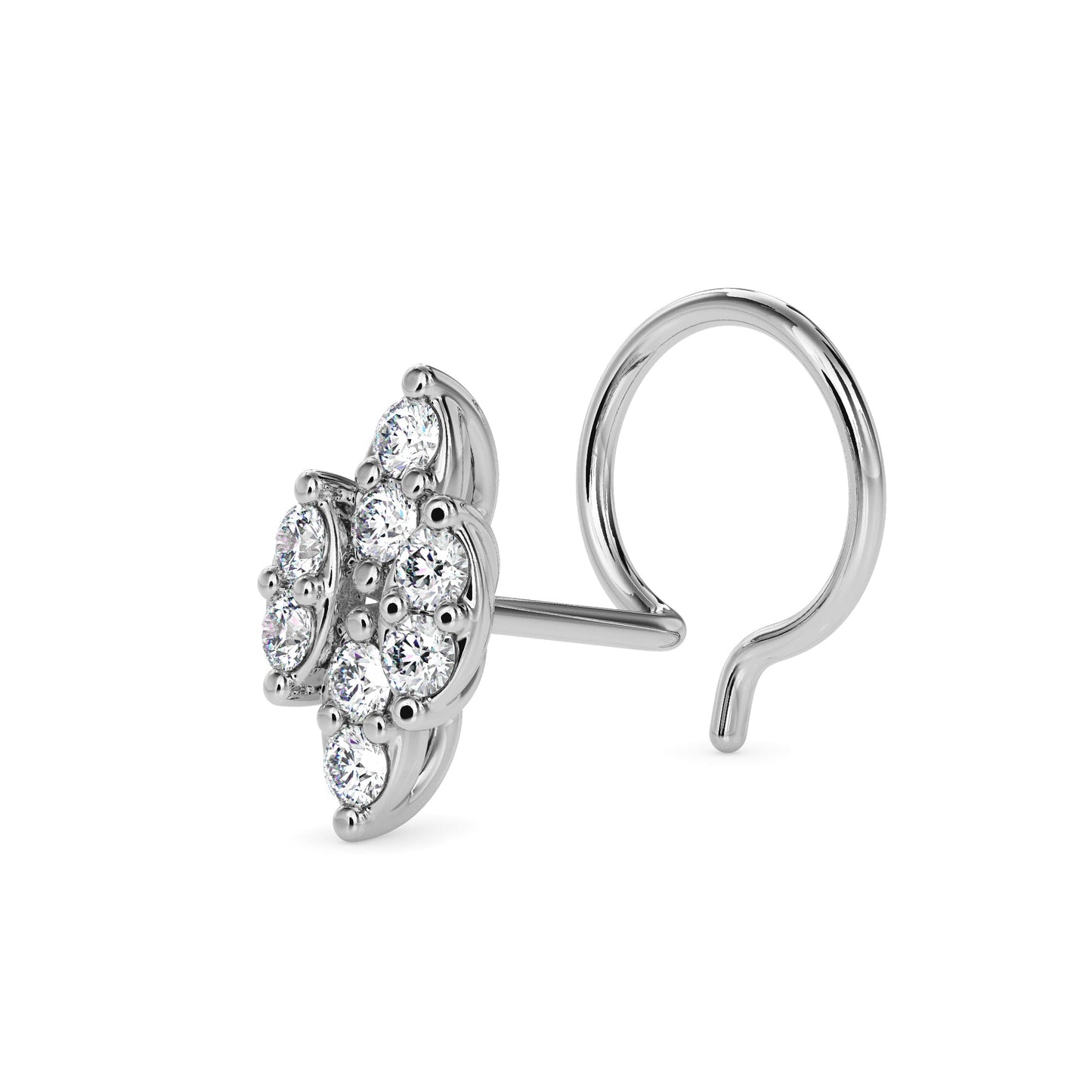 18k white gold image 2 - image 2