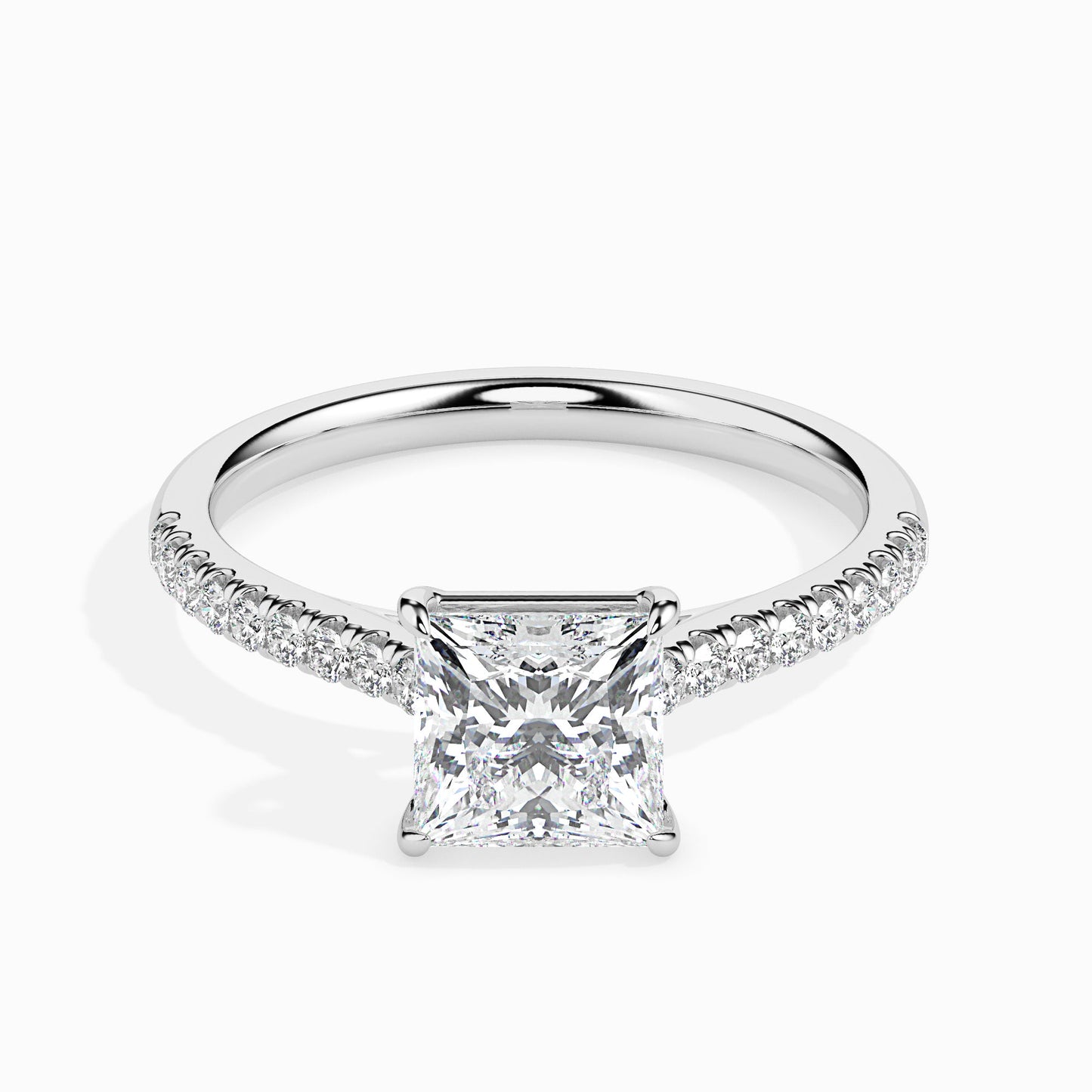18k white gold image 1 - image 1