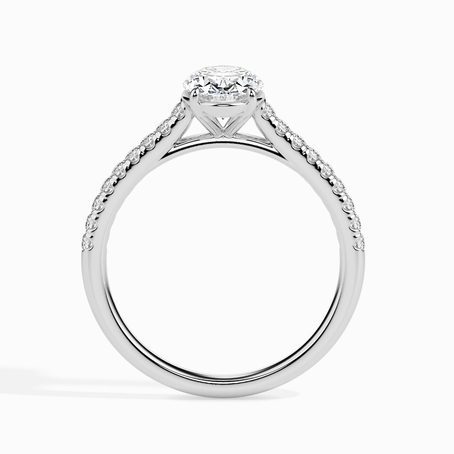 14k white gold image 3 - image 3