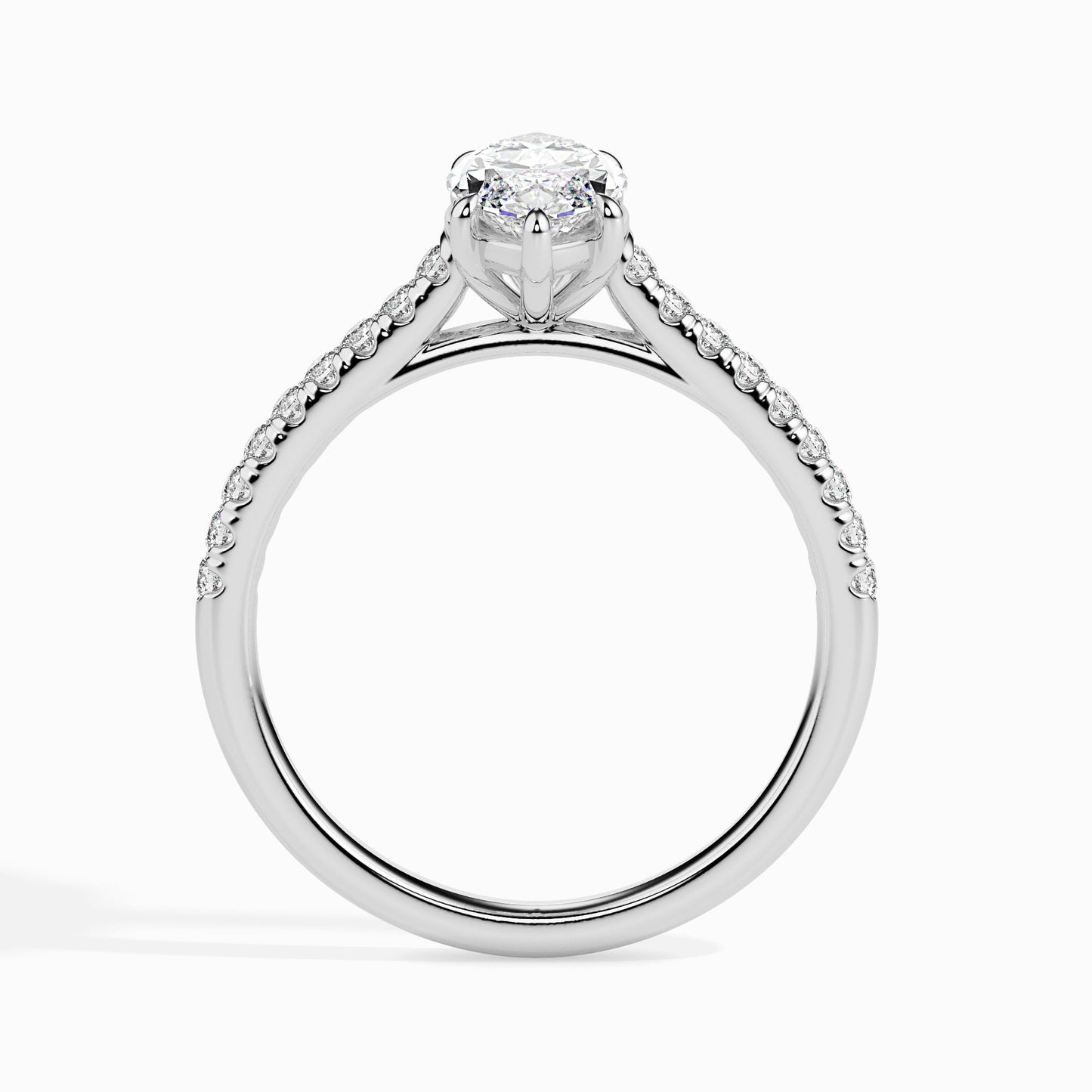 18k white gold image 3 - image 3