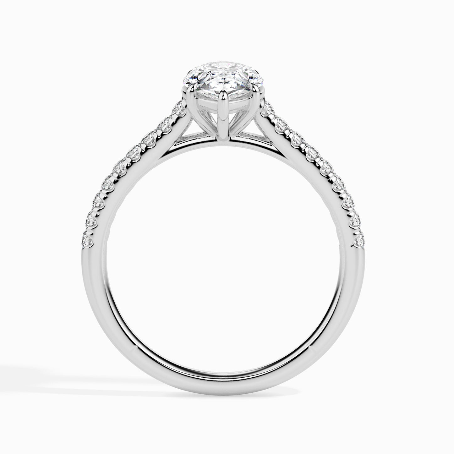 14k white gold image 3 - image 3