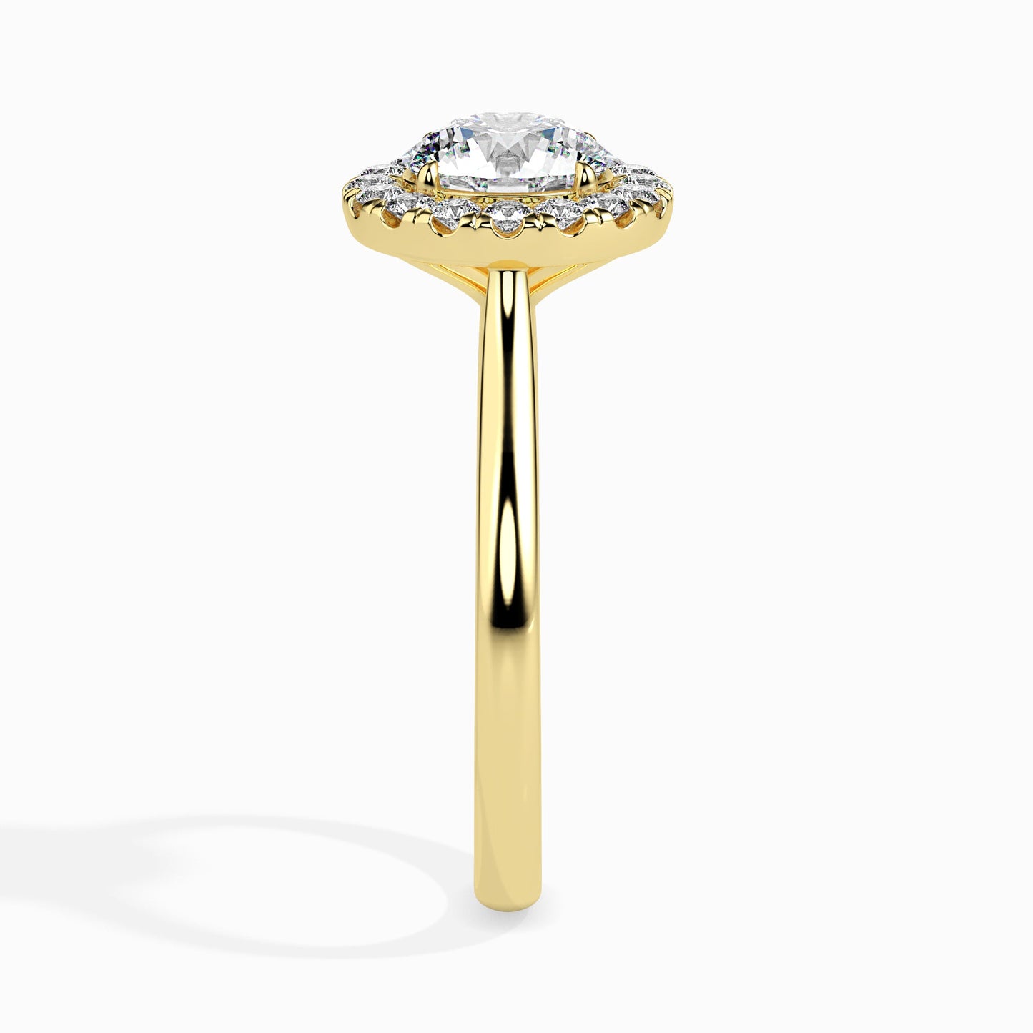 forever's crown round diamond engagement ring