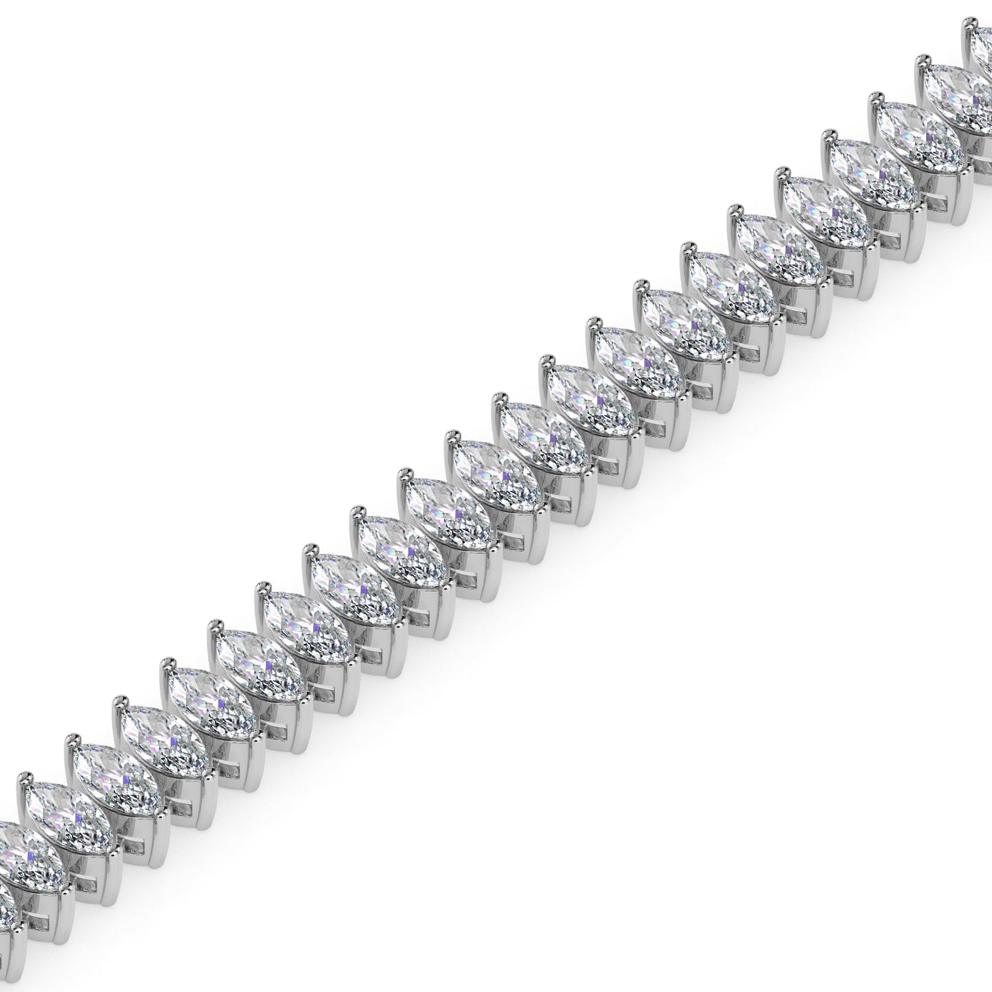 18k white gold image 3 - image 3