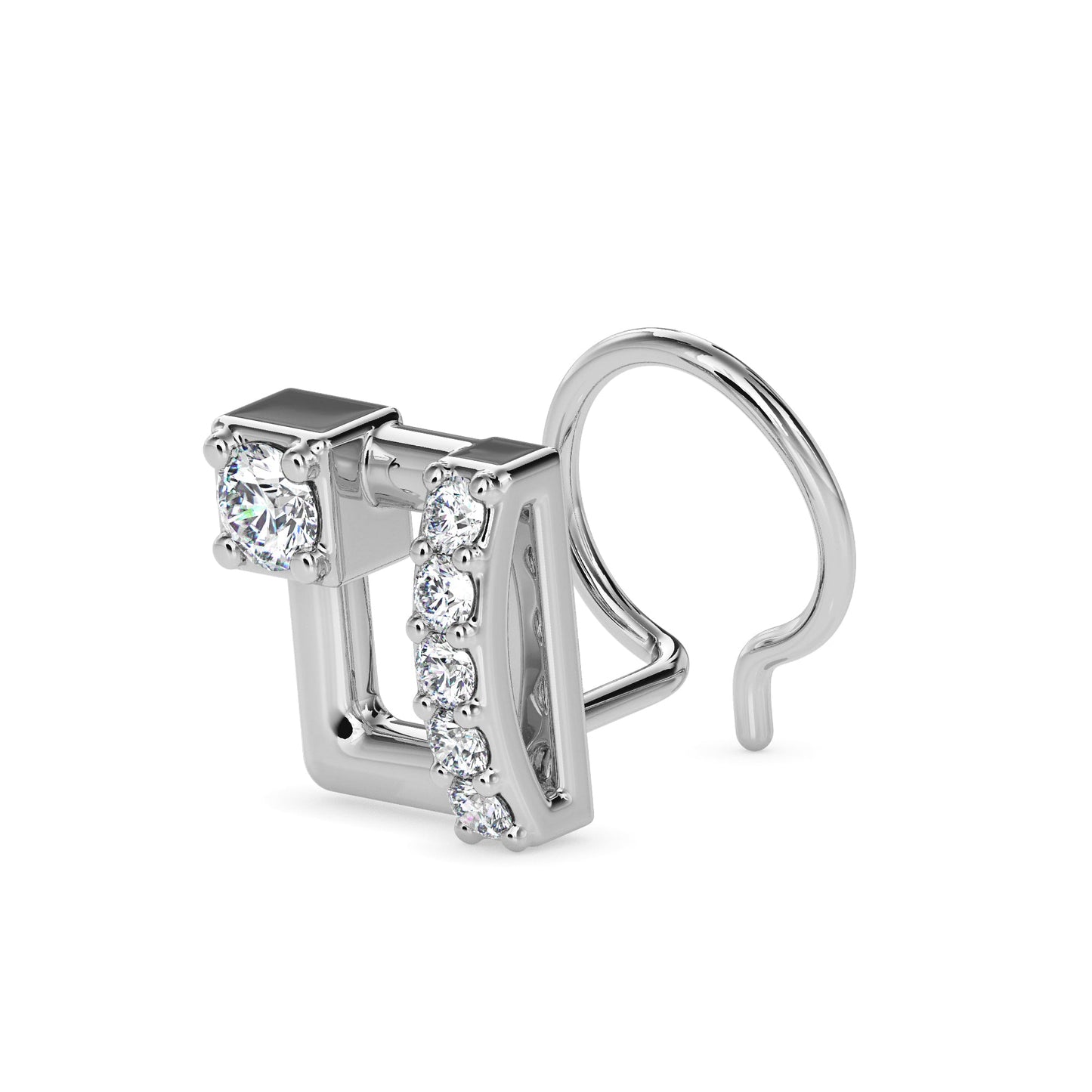 18k white gold image 2 - image 2