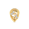 Eternal Dew Drop Gold Nosepin With Round Diamonds