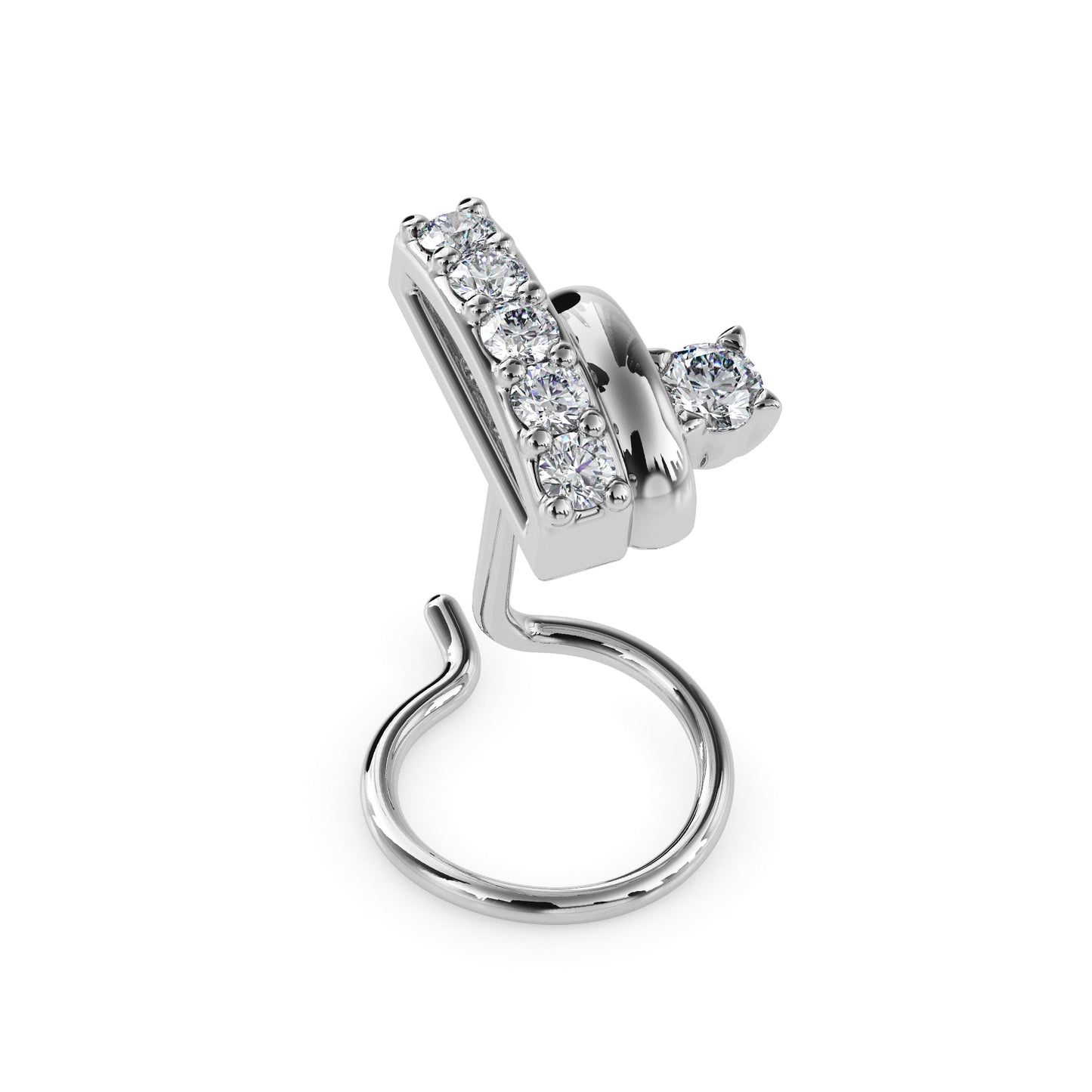18k white gold image 4 - image 4