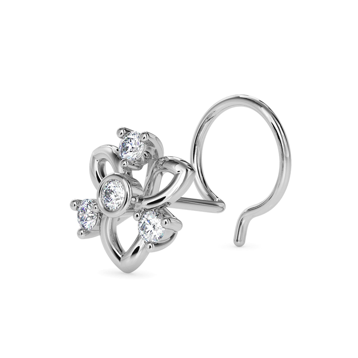 14k white gold image 2 - image 2