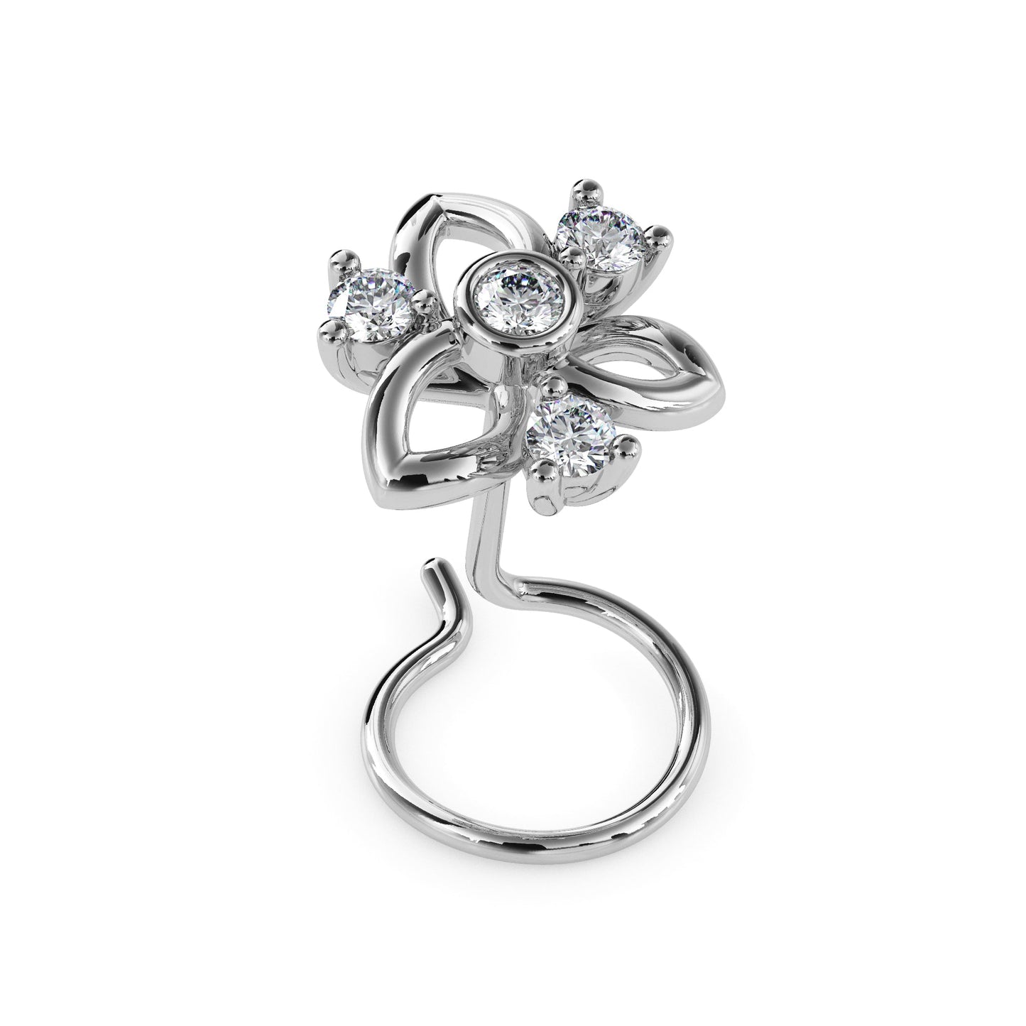 14k white gold image 4 - image 4