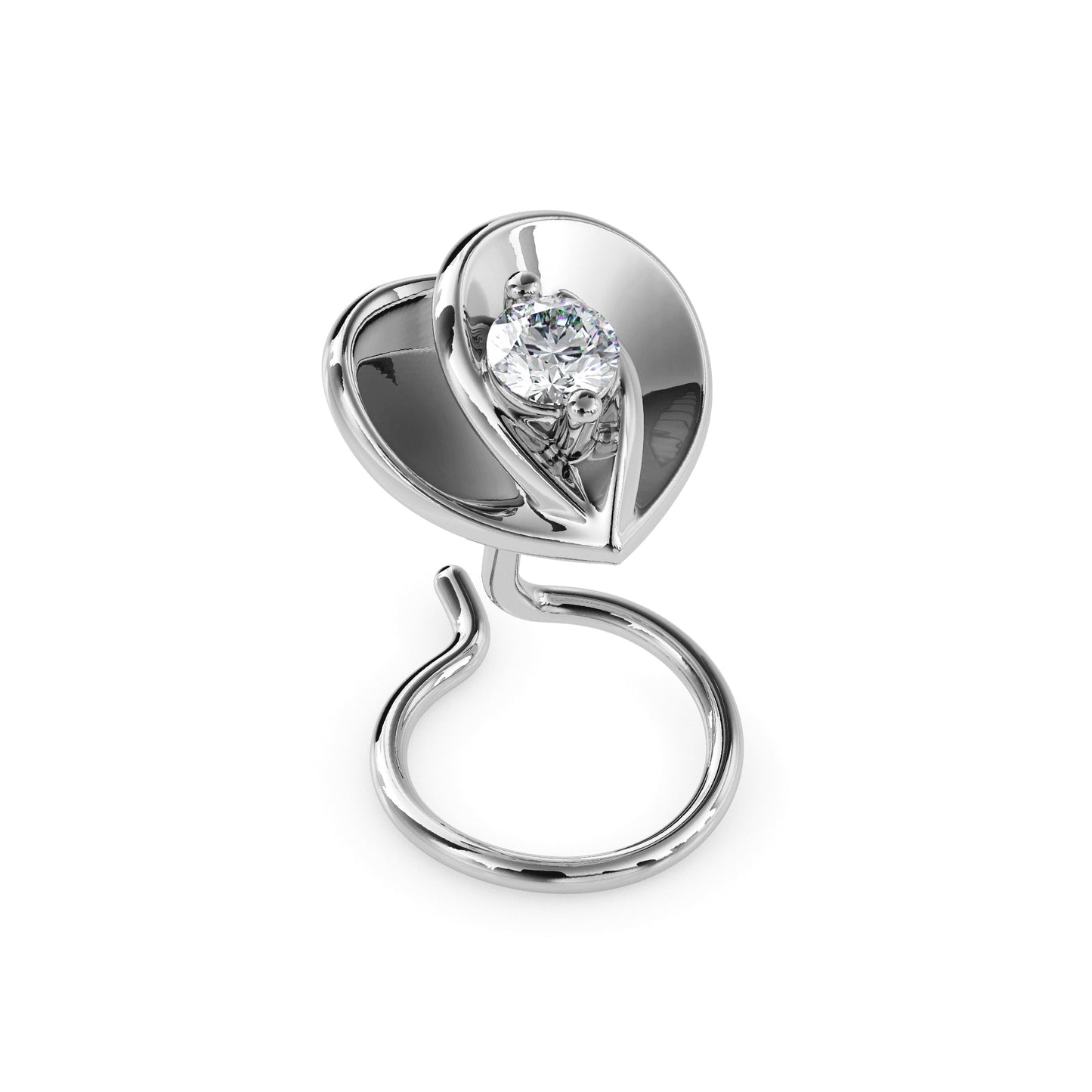 14k white gold image 4 - image 4